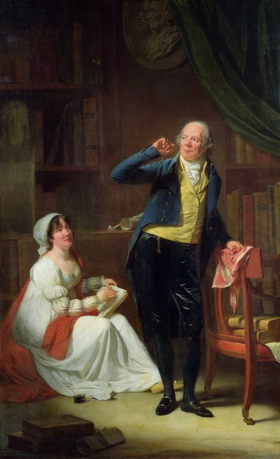 Jacques Delille (1738-1813) et sa femme, 1802 - Henri Pierre Danloux